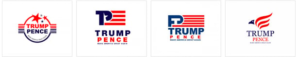 trump pence logos