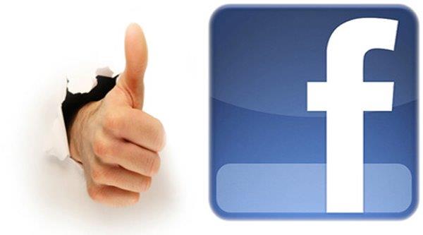 thumbs up for Facebook logo