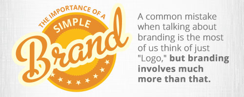 The importance of a simple brand logo