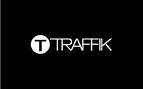 traffik logo on a black background