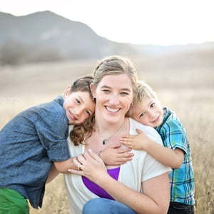 Niki Pacheco with her two sons