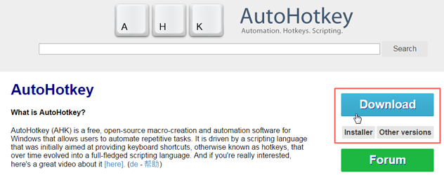 AutoHotkey download