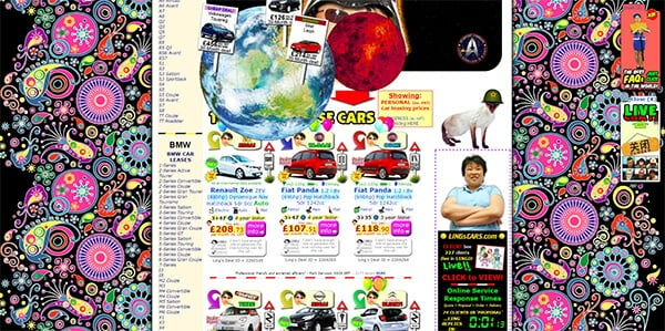 Ling's Cars web design