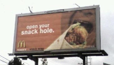 mc donalds billboard