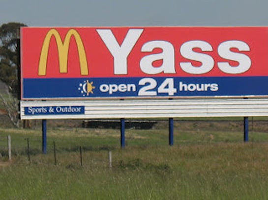 McDonalds Billboard Fail