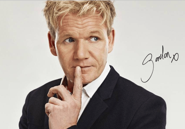 Gordon Ramsay blow up picture