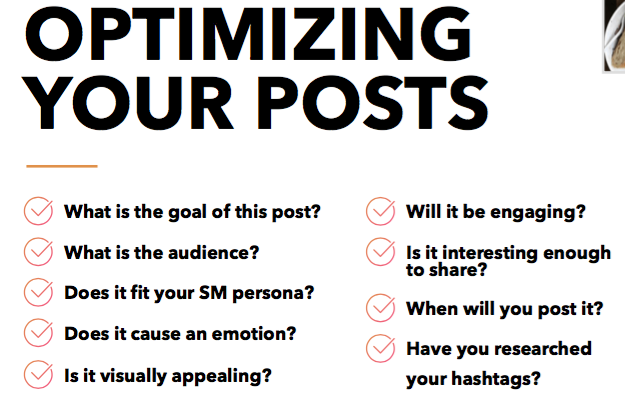 Optimizing your posts