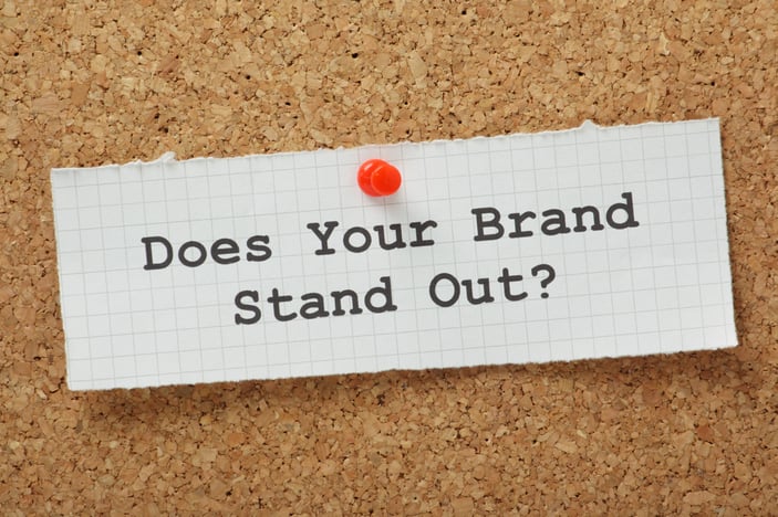 Does your brand stand out note on board
