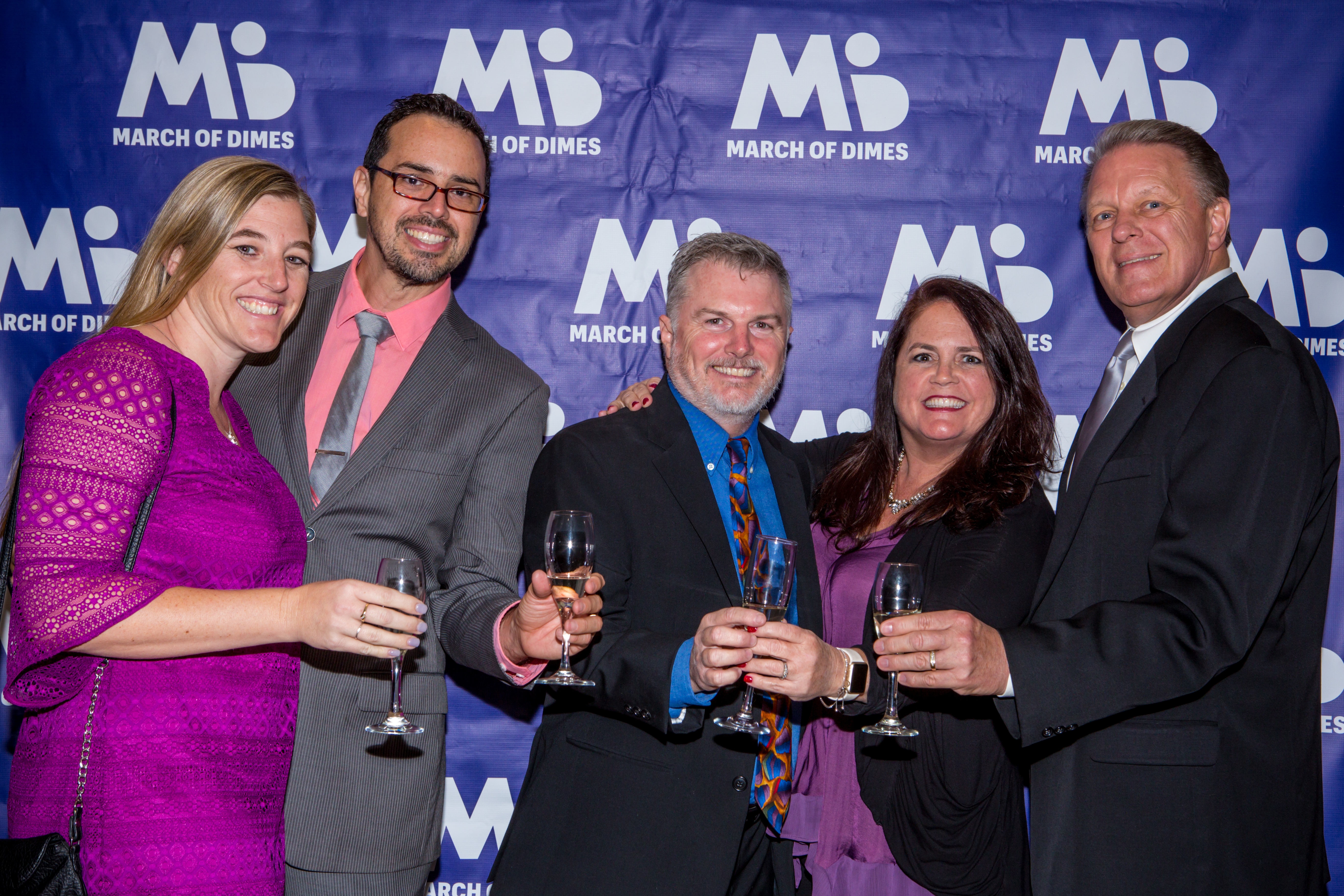 Niki and Jorge with March of Dimes executives