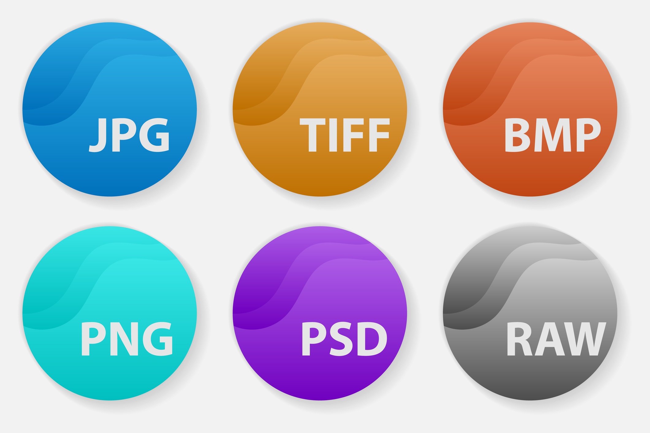 File format shortcut icons